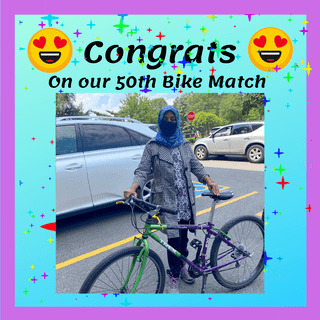 Congrats on our 50th bike match